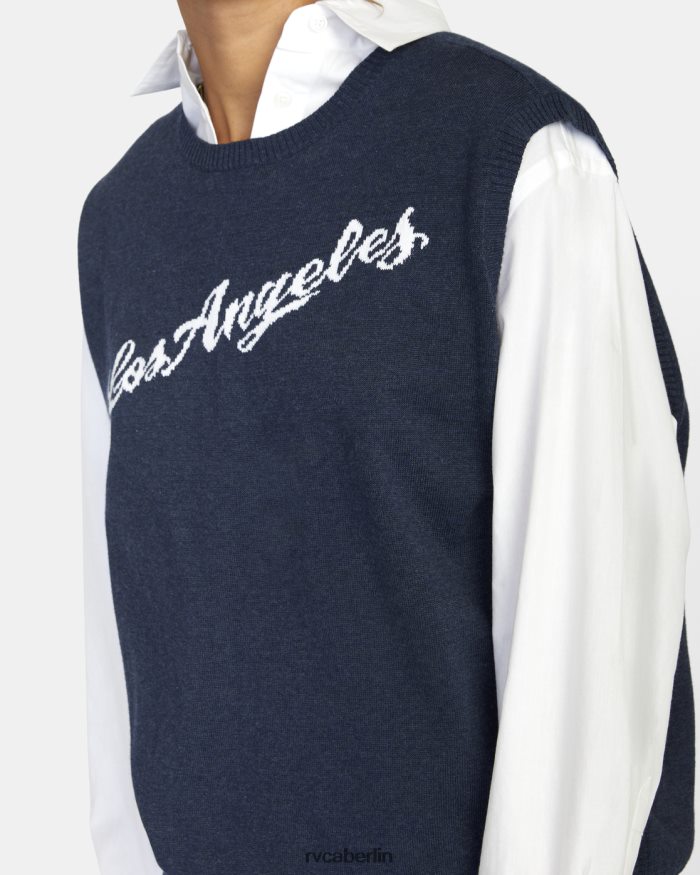 RVCA Pulloverweste aus der Heimatstadt BF4L8X1576 Kleidung stimmungsvolles Blau Frauen