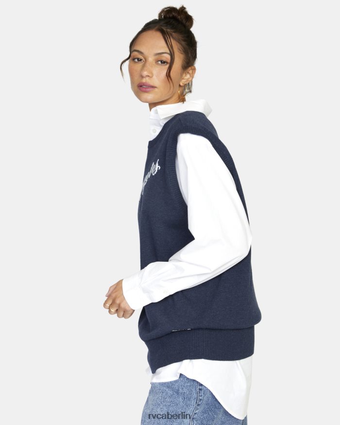 RVCA Pulloverweste aus der Heimatstadt BF4L8X1576 Kleidung stimmungsvolles Blau Frauen