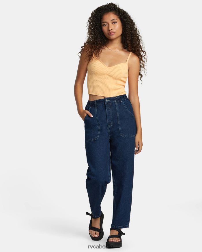 RVCA Silhouette gestricktes Tanktop BF4L8X1235 Kleidung Melone Frauen