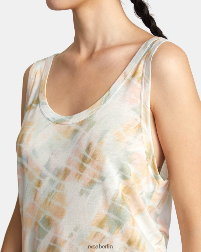 RVCA Faules Tanktop BF4L8X1443 Kleidung flüstern weiß Frauen