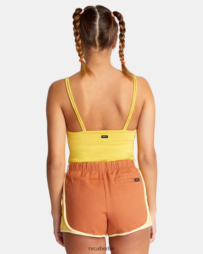 RVCA Kanarisches Cami-Top BF4L8X1505 Kleidung Gold Frauen