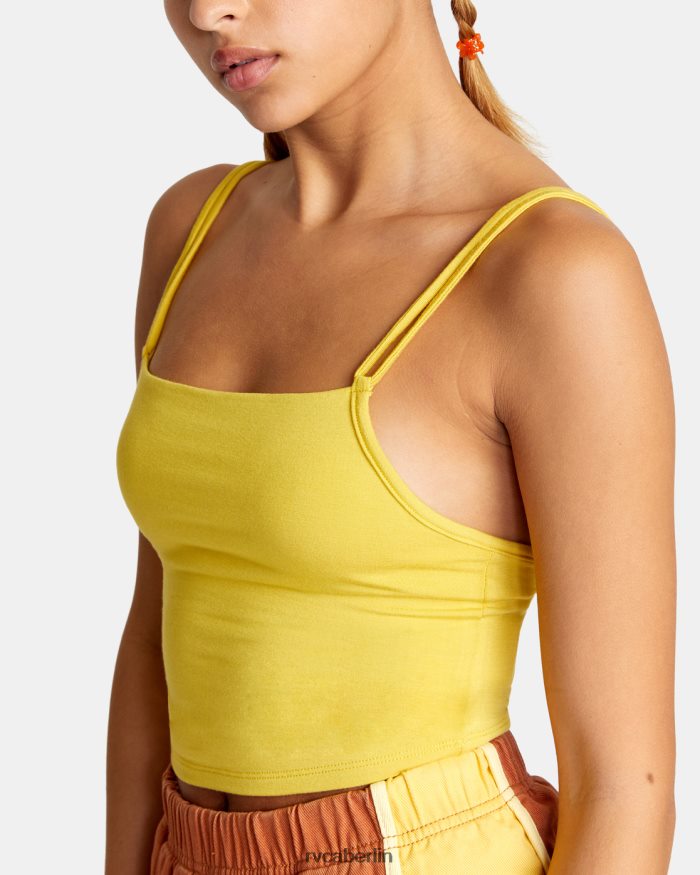 RVCA Kanarisches Cami-Top BF4L8X1505 Kleidung Gold Frauen