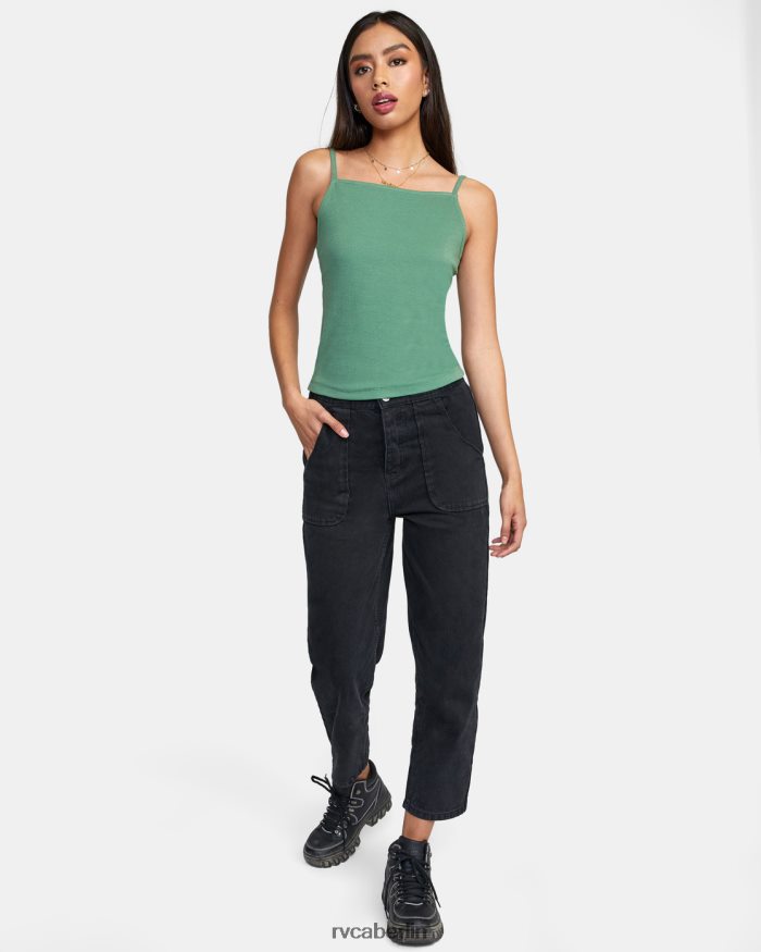 RVCA Modernes Liebes-Tanktop BF4L8X1671 Kleidung grüner Efeu Frauen