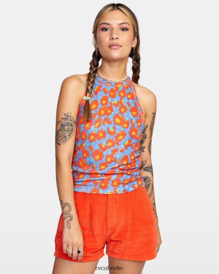 RVCA Rave-Tanktop BF4L8X1552 Kleidung Kobalt Frauen