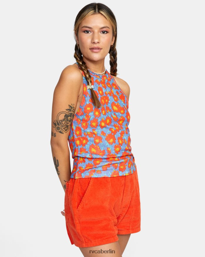 RVCA Rave-Tanktop BF4L8X1552 Kleidung Kobalt Frauen