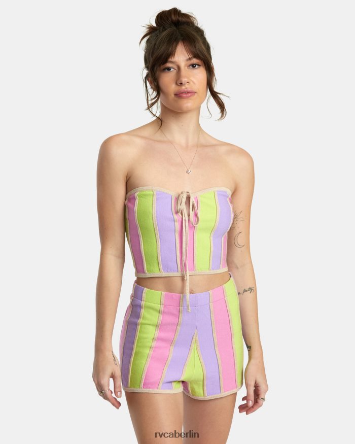 RVCA Upswing-Crop-Top BF4L8X1376 Kleidung multi Frauen