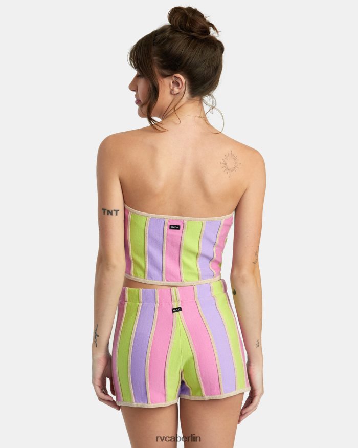 RVCA Upswing-Crop-Top BF4L8X1376 Kleidung multi Frauen