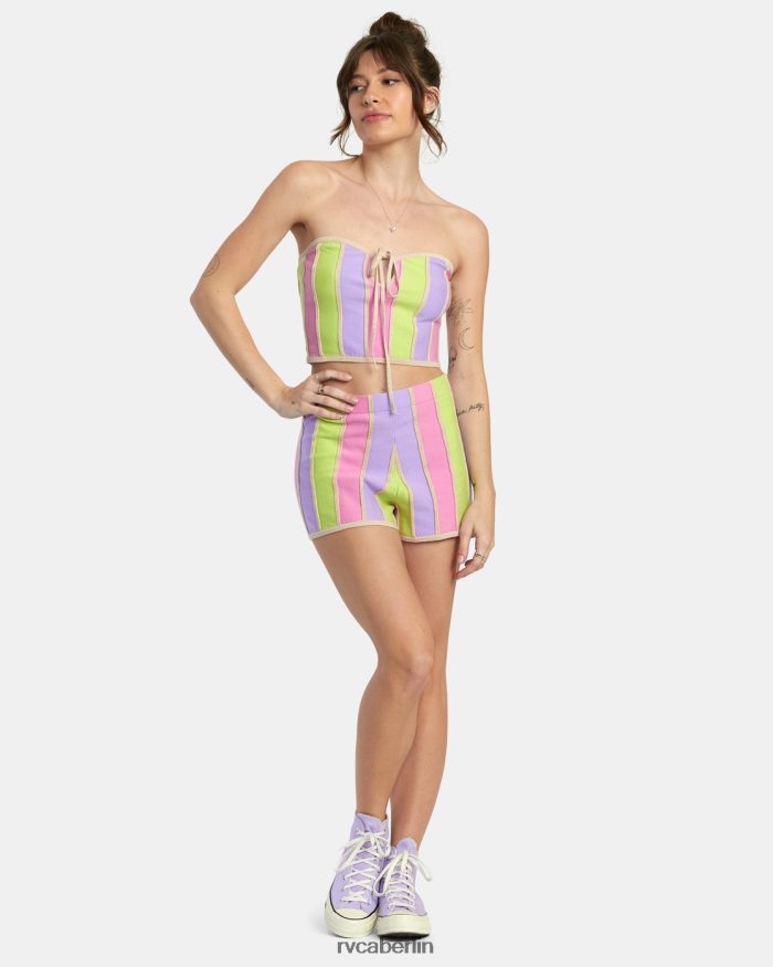 RVCA Upswing-Crop-Top BF4L8X1376 Kleidung multi Frauen