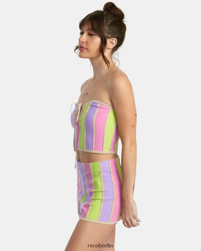 RVCA Upswing-Crop-Top BF4L8X1376 Kleidung multi Frauen
