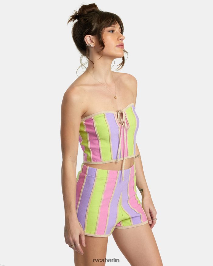 RVCA Upswing-Crop-Top BF4L8X1376 Kleidung multi Frauen