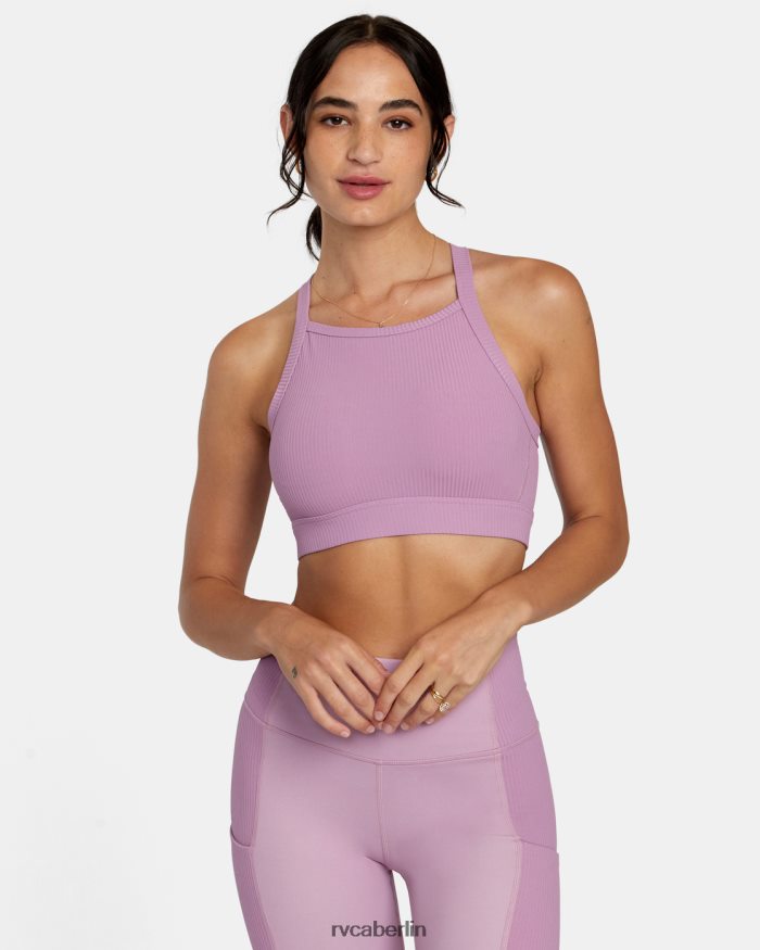 RVCA VA Essential High Impact Sport-BH BF4L8X1104 Kleidung lila Frauen