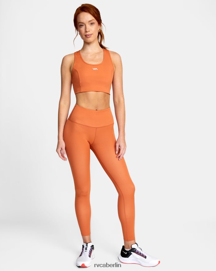 RVCA VA Essential Sport-BH BF4L8X1549 Kleidung Kakao Frauen