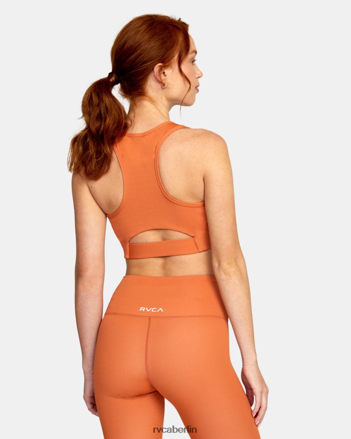 RVCA VA Essential Sport-BH BF4L8X1549 Kleidung Kakao Frauen