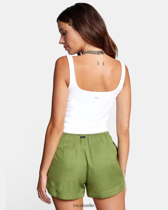 RVCA Feines Tanktop BF4L8X1328 Kleidung flüstern weiß Frauen