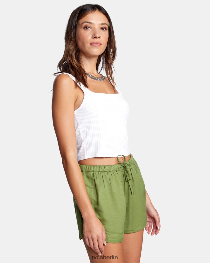 RVCA Feines Tanktop BF4L8X1328 Kleidung flüstern weiß Frauen