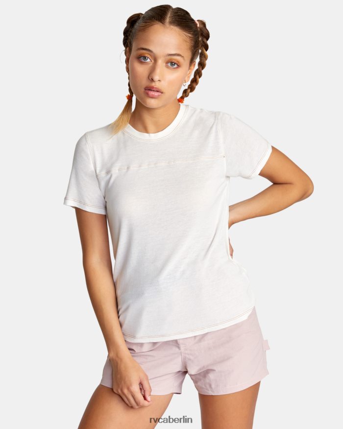 RVCA Fielder-Strick-T-Shirt BF4L8X1480 Kleidung Wolke Frauen
