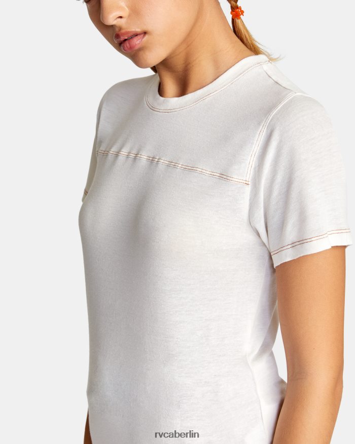 RVCA Fielder-Strick-T-Shirt BF4L8X1480 Kleidung Wolke Frauen