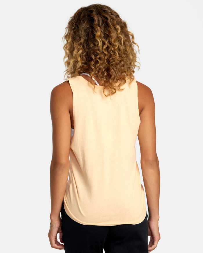 RVCA Geprägtes Tanktop BF4L8X1236 Kleidung Melone Frauen