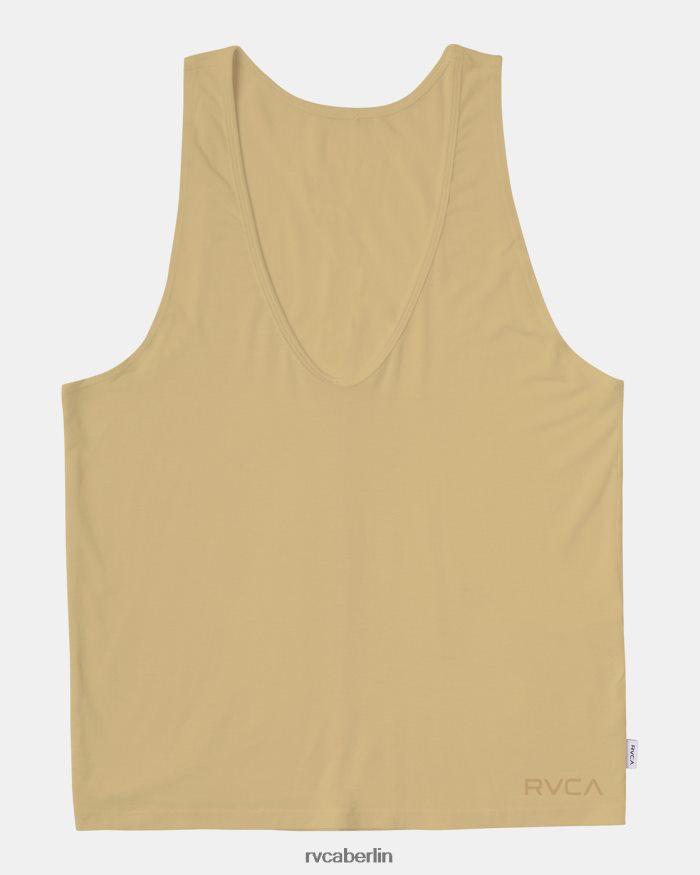 RVCA Geprägtes Tanktop BF4L8X1248 Kleidung golden Frauen