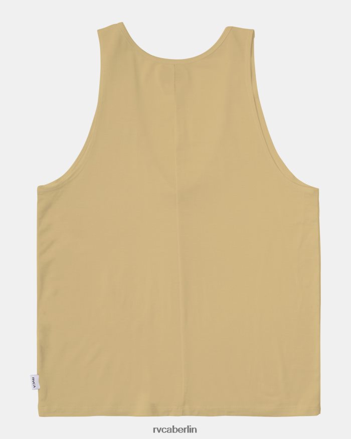 RVCA Geprägtes Tanktop BF4L8X1248 Kleidung golden Frauen