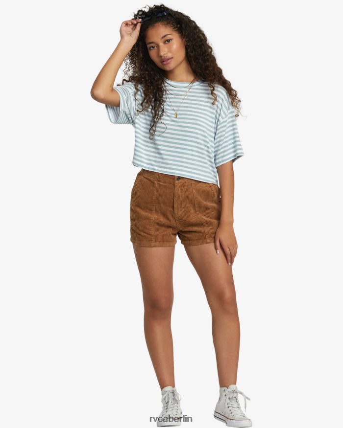 RVCA Hooky-T-Shirt BF4L8X1095 Kleidung Schiefer Frauen