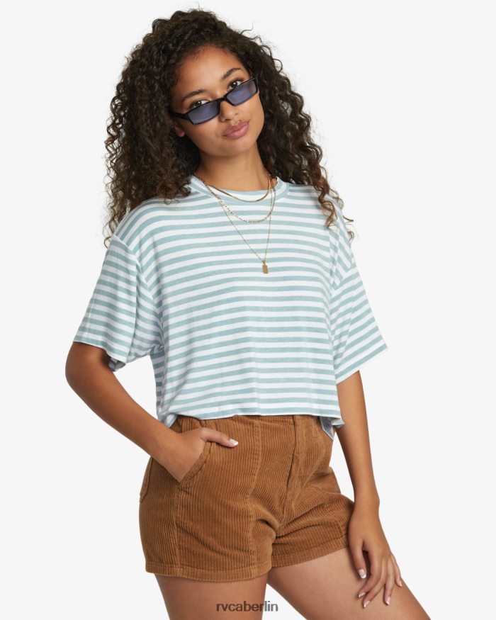 RVCA Hooky-T-Shirt BF4L8X1095 Kleidung Schiefer Frauen