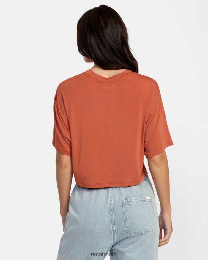 RVCA Hooky-T-Shirt BF4L8X1354 Kleidung Sandelholz Frauen