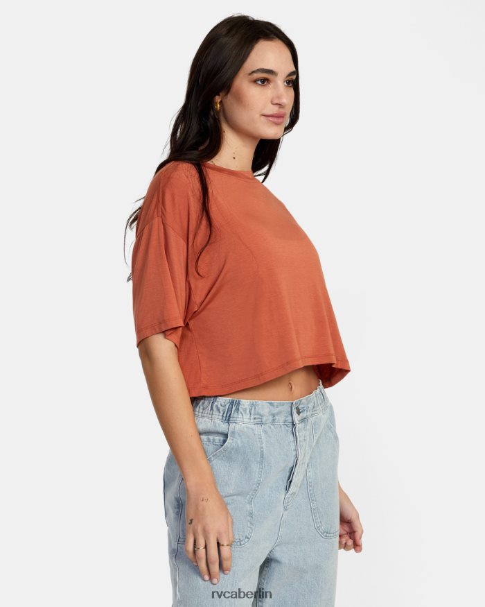 RVCA Hooky-T-Shirt BF4L8X1354 Kleidung Sandelholz Frauen