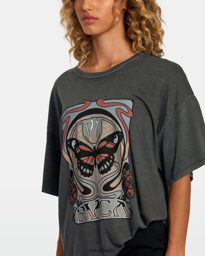 RVCA Jugendstil-T-Shirt BF4L8X1115 Kleidung Pirat schwarz Frauen