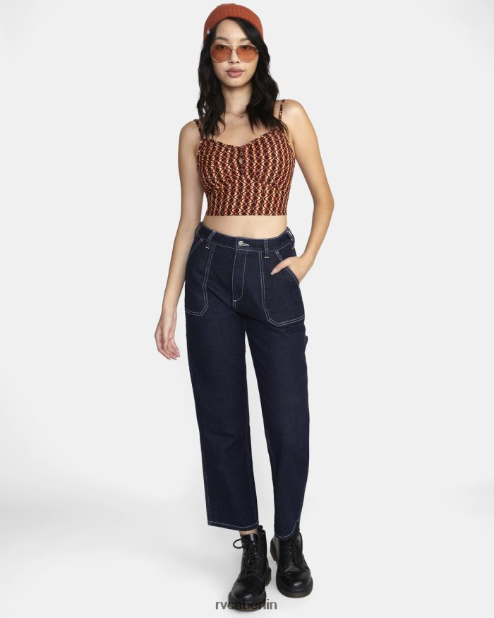 RVCA Moxy-Tanktop BF4L8X1542 Kleidung Espresso Frauen