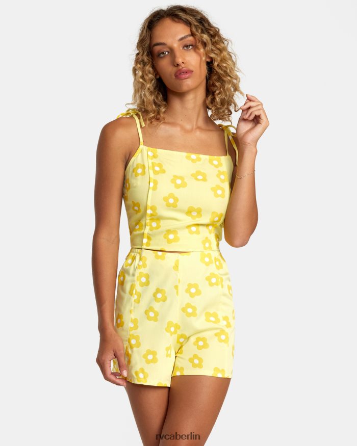 RVCA Nicky Cami-Tanktop BF4L8X1468 Kleidung Ananas Frauen