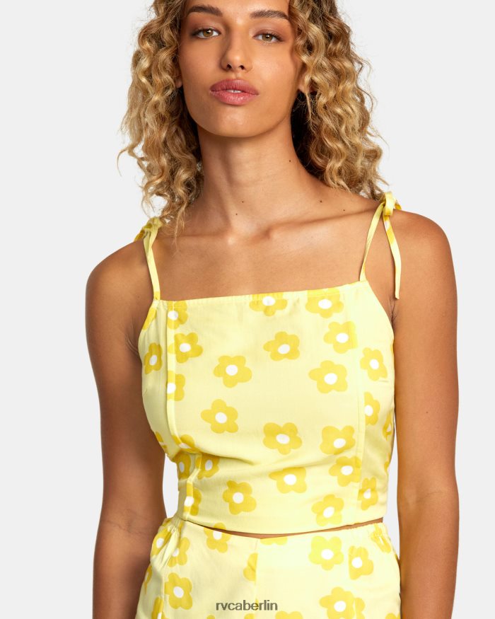 RVCA Nicky Cami-Tanktop BF4L8X1468 Kleidung Ananas Frauen