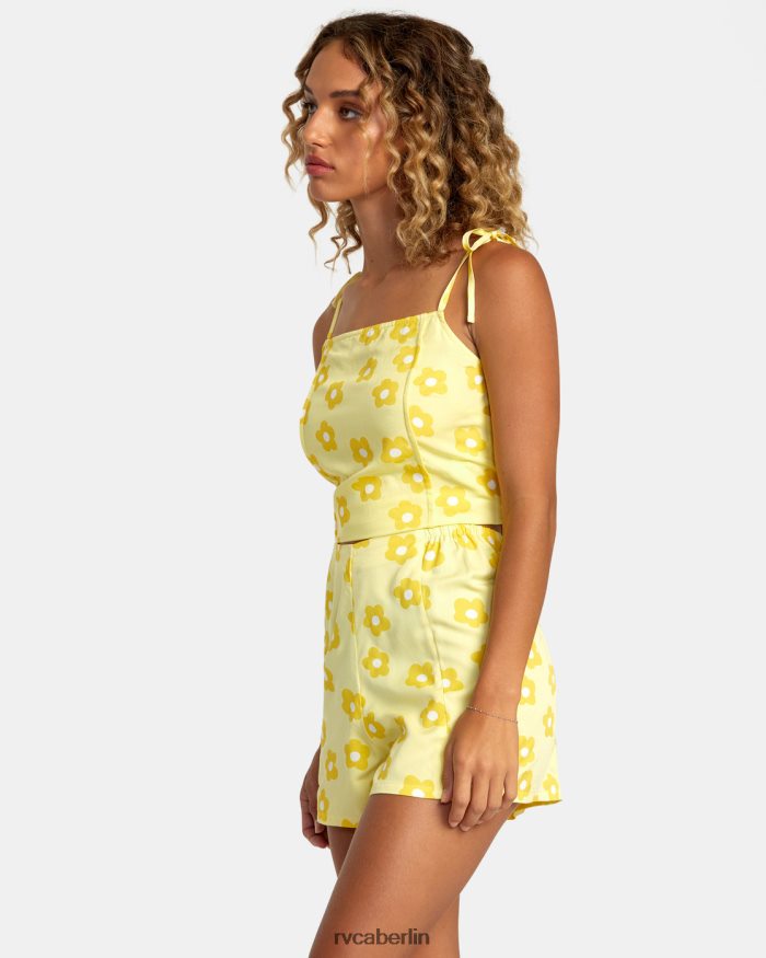 RVCA Nicky Cami-Tanktop BF4L8X1468 Kleidung Ananas Frauen