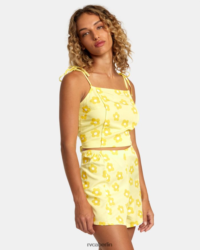 RVCA Nicky Cami-Tanktop BF4L8X1468 Kleidung Ananas Frauen