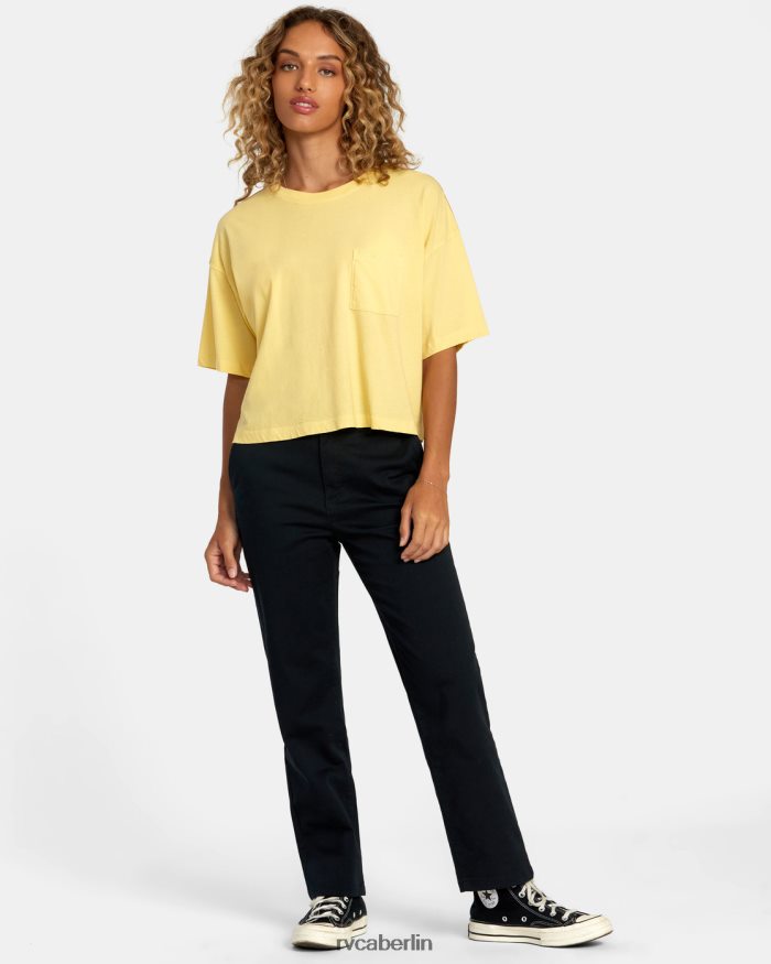 RVCA PTC-T-Stück BF4L8X1172 Kleidung golden Frauen