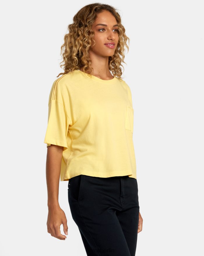 RVCA PTC-T-Stück BF4L8X1172 Kleidung golden Frauen