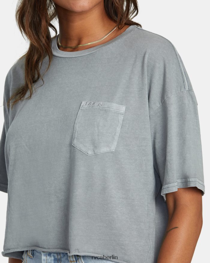 RVCA PTC-Taschen-T-Shirt BF4L8X1092 Kleidung Monument Frauen