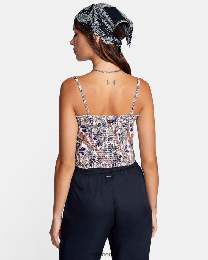 RVCA Randnotiz: Cami-Oberteil BF4L8X1681 Kleidung Wolke Frauen