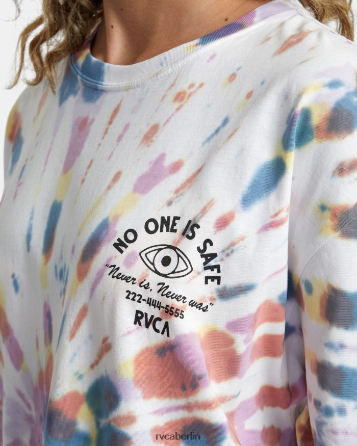 RVCA Rose Machado war nie Tee BF4L8X277 Kleidung Krawattenfarbe Frauen