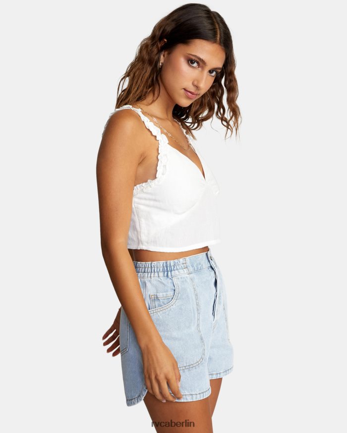 RVCA Süßes, kurzes Tanktop BF4L8X1531 Kleidung Wolke Frauen