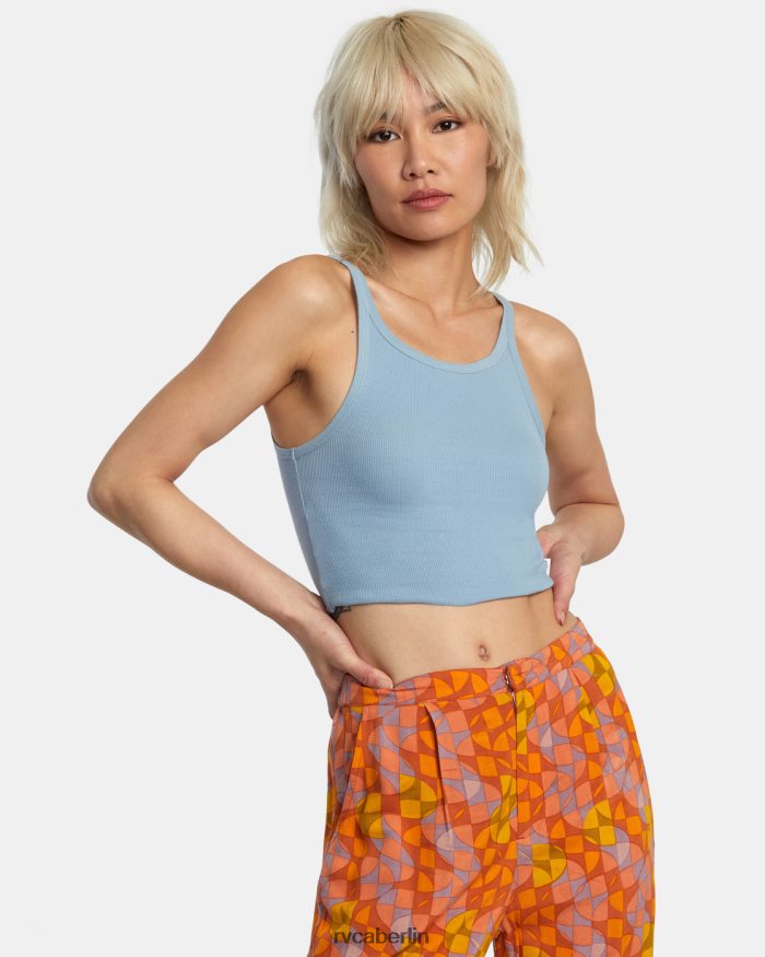 RVCA Schiebe-Tanktop BF4L8X1335 Kleidung staubiges Blau Frauen