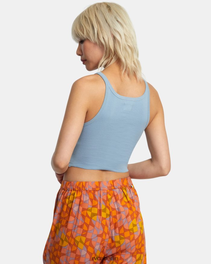 RVCA Schiebe-Tanktop BF4L8X1335 Kleidung staubiges Blau Frauen