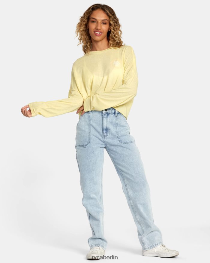 RVCA Sol Langarm-T-Shirt BF4L8X1194 Kleidung golden Frauen