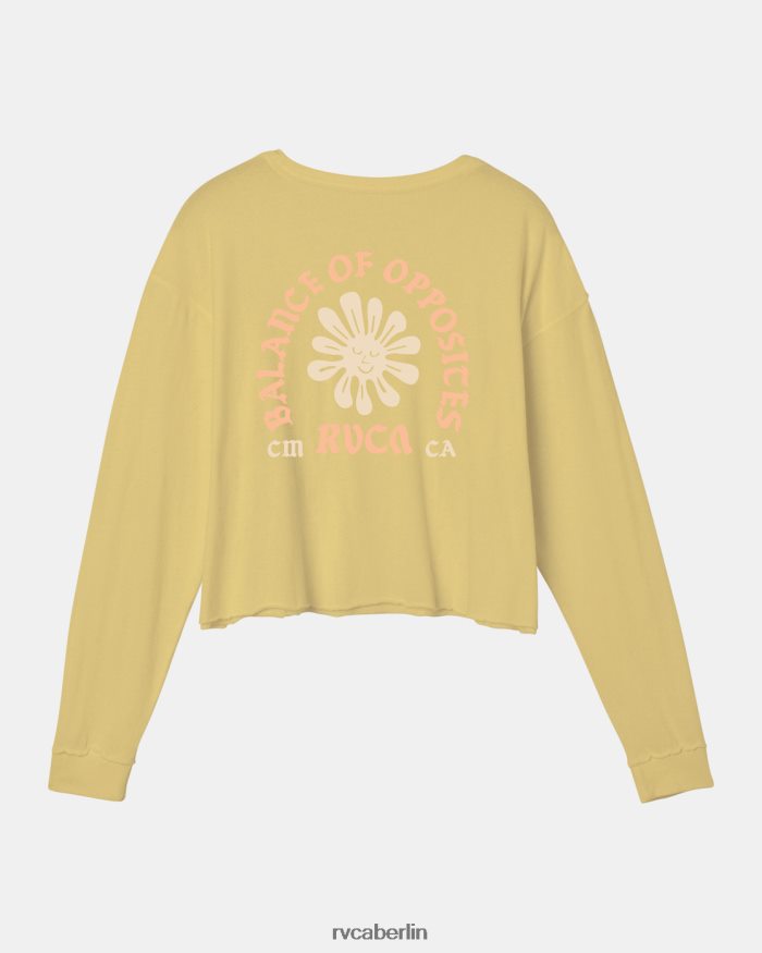 RVCA Sol Langarm-T-Shirt BF4L8X1194 Kleidung golden Frauen