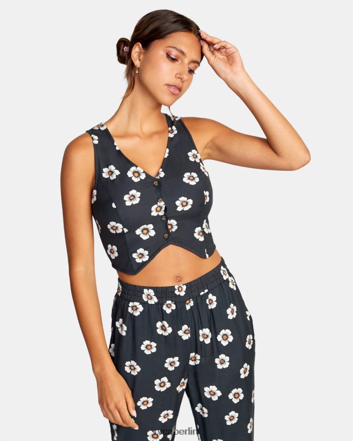 RVCA Sommerliebesweste BF4L8X1518 Kleidung Pirat schwarz Frauen