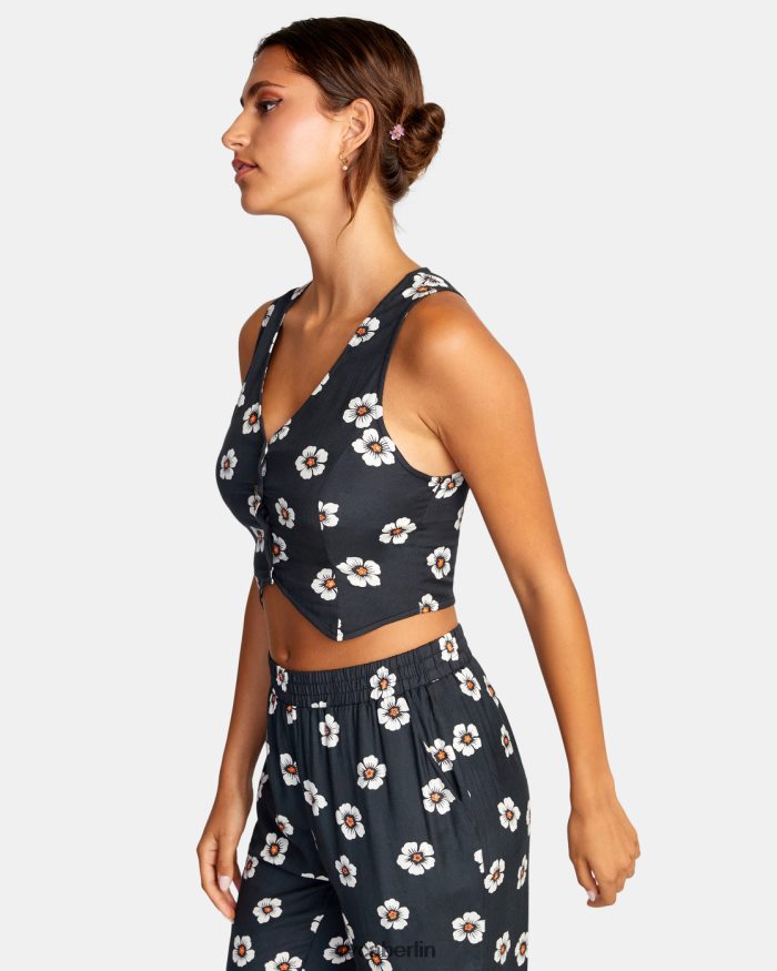 RVCA Sommerliebesweste BF4L8X1518 Kleidung Pirat schwarz Frauen