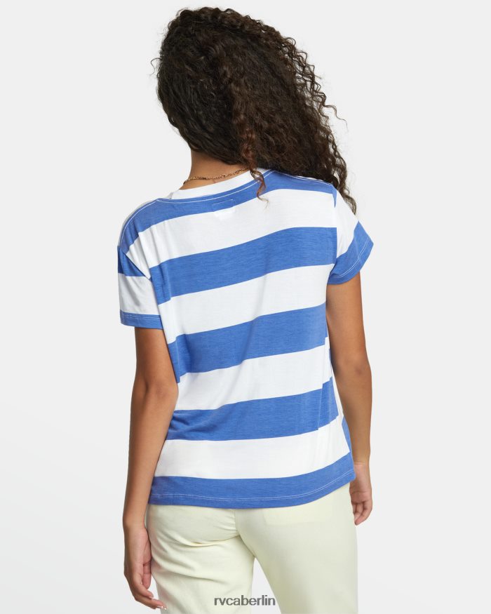 RVCA T-Shirt mit Rundhalsausschnitt und Aussparung 3 BF4L8X1085 Kleidung Küste Frauen