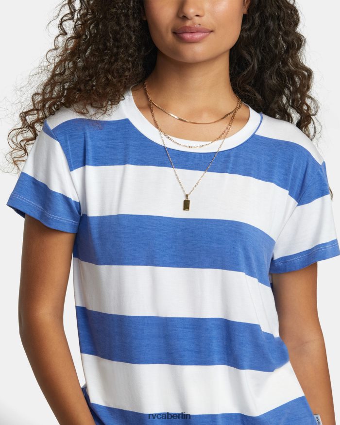 RVCA T-Shirt mit Rundhalsausschnitt und Aussparung 3 BF4L8X1085 Kleidung Küste Frauen