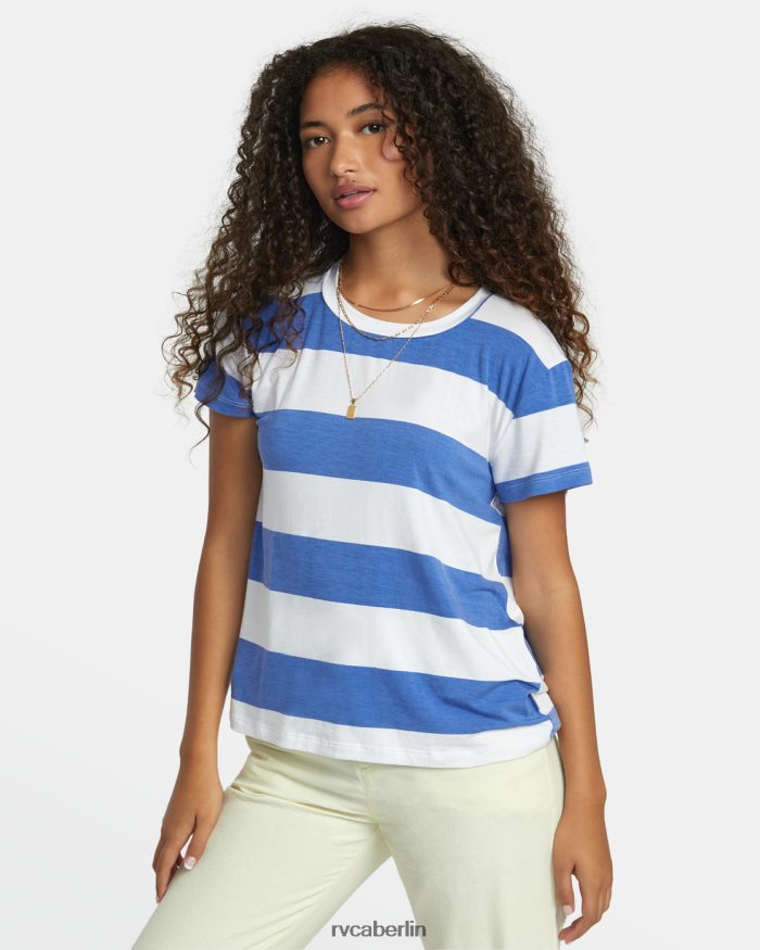 RVCA T-Shirt mit Rundhalsausschnitt und Aussparung 3 BF4L8X1085 Kleidung Küste Frauen