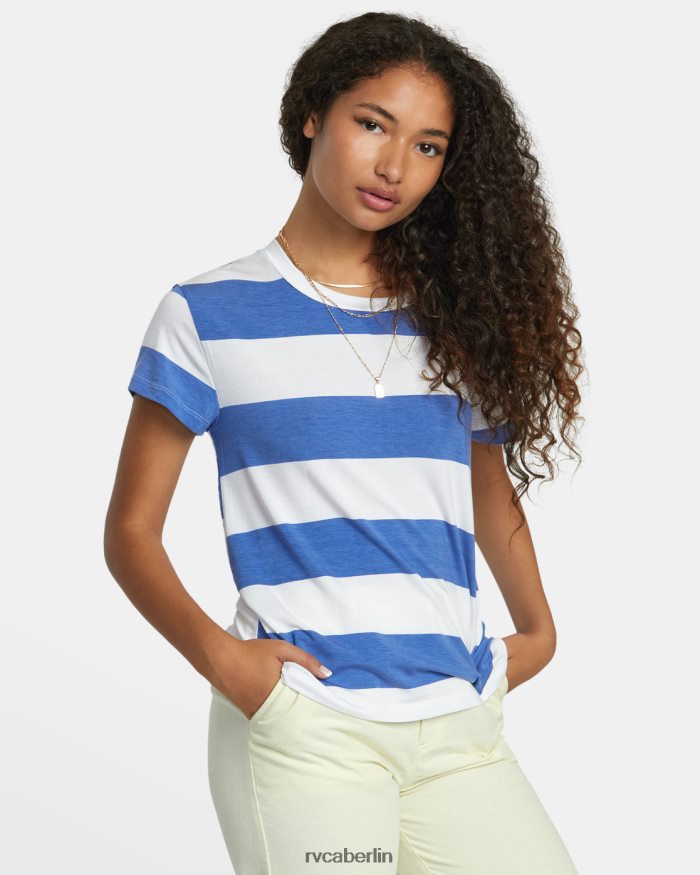 RVCA T-Shirt mit Rundhalsausschnitt und Aussparung 3 BF4L8X1085 Kleidung Küste Frauen